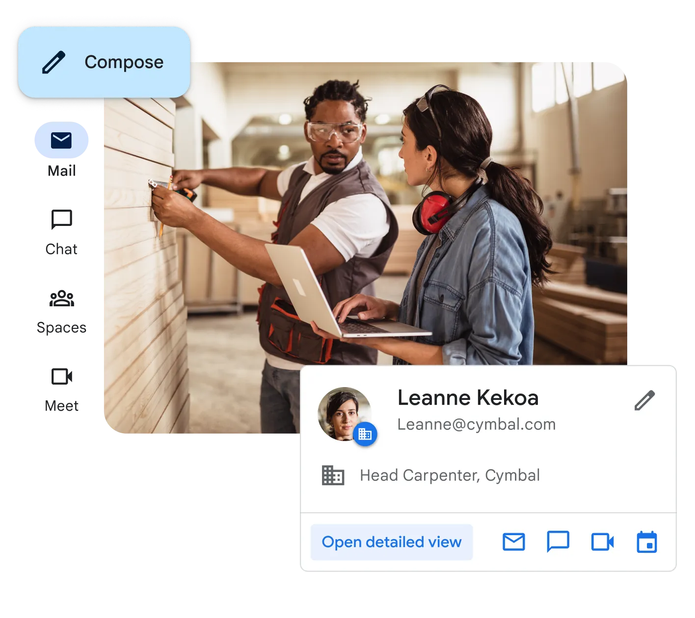 Gmail integration with Google Workspace