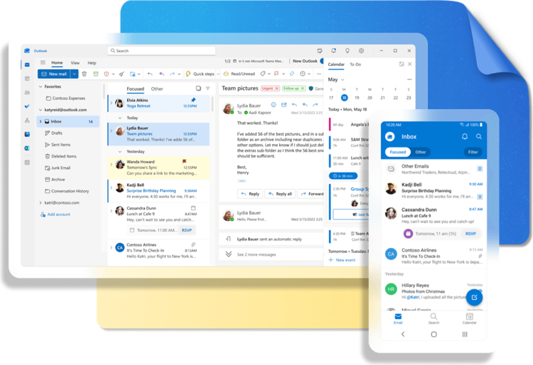 Microsoft Windows 11 desktop and business environment