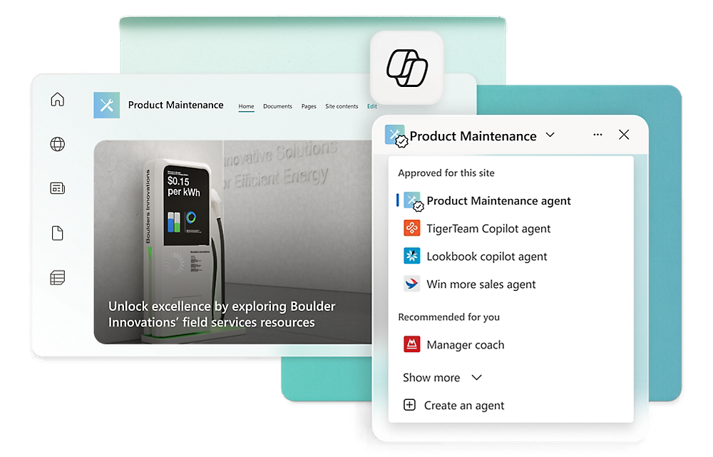SharePoint mobile app on smartphone